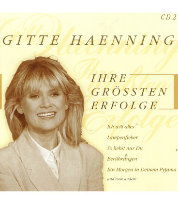 Gitte Hænning – Ihre Größten Erfolge 2 - CD - BRUGT