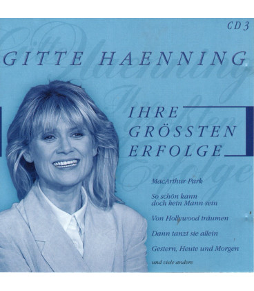 Gitte Hænning – Ihre Größten Erfolge 3 - CD - BRUGT