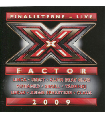 X Factor Finalisterne Live 2009 - CD - BRUGT