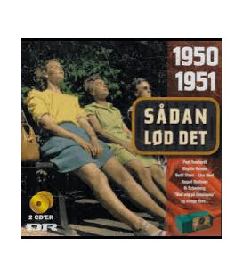 Sådan lød det 1950-1951 - 2 CD - BRUGT