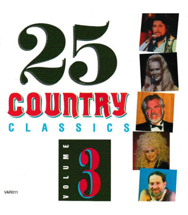 25 Country Classics Volume 3 - CD - BRUGT ---