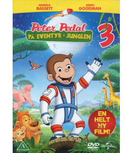 Peter Pedal 3 - på eventyr i junglen - DVD - BRUGT