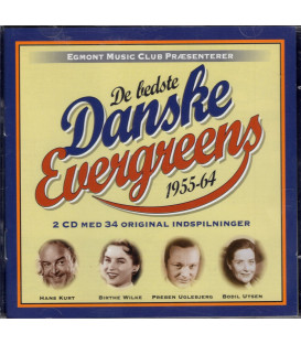 De bedste danske evergreens 1955-64 - 2 CD - BRUGT