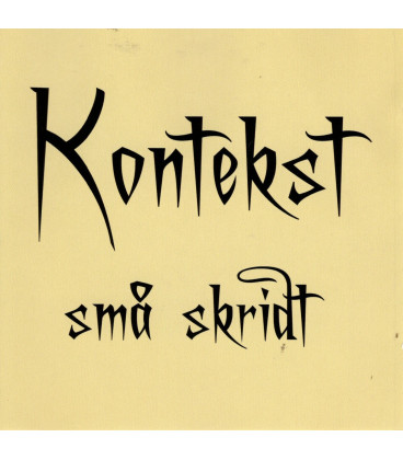 Kontekst små skridt - CD - BRUGT