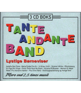 Tante Andante Band -	Lystige børneviser - 3 CD - BRUGT