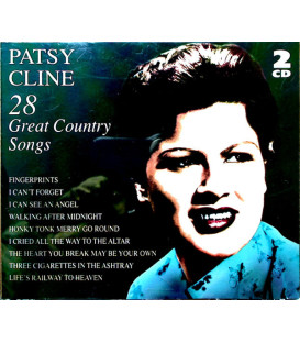 Patsy Cline – 28 Great Country Songs - 2 CD - BRUGT