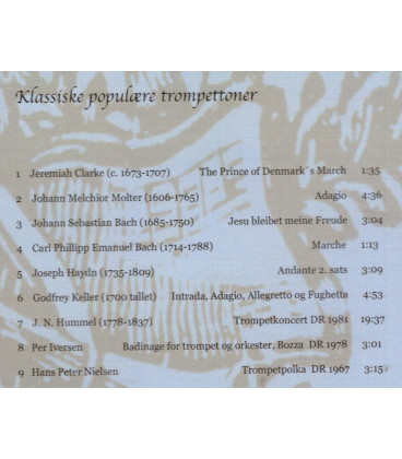 Per Iversen - Klassiske populære trompettoner - CD - BRUGT
