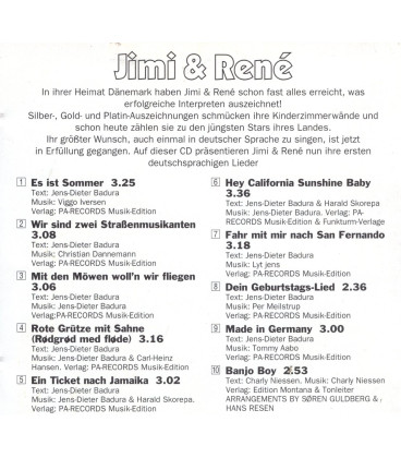 Jimi & René –	Deutscher Schlager - CD -BRUGT