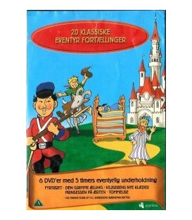 20 Klassiske Eventyr Fortællinger - 6 DVD - BRUGT