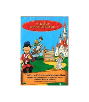 20 Klassiske Eventyr Fortællinger - 6 DVD - BRUGT