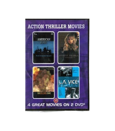 Action Thriller Movies (American Born + 3 andre film) - 2 DVD - NY I FOLIE