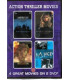 Action Thriller Movies (American Born + 3 andre film) - 2 DVD - NY I FOLIE