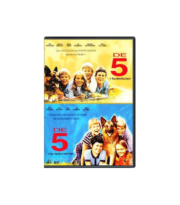 De Fem I Fedtefadet / De Fem Og Spionerne - 2 DVD - BRUGT