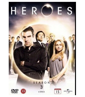 Heroes: Sæson 3 - 6 DVD - BRUGT