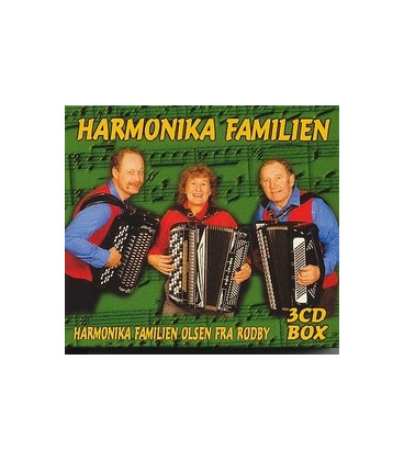 Harmonika Familien vol.   1-2-3 Instrumental - 3CD - NY - TILBUD