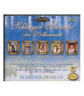 Schlager Parade der Volksmusik 2 CD - NY