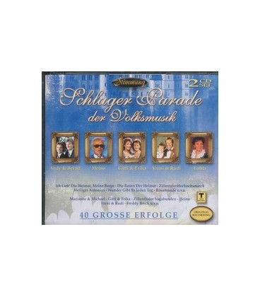 Schlager Parade der Volksmusik 2 CD - NY