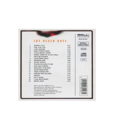 The Beach Boys 20 Gooden Greats - CD - NY