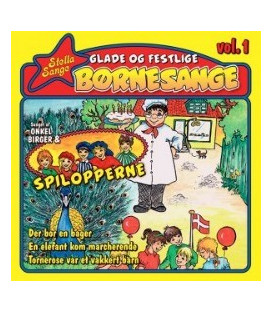 Glade og festlige børnesange vol. 1 Stella - CD - BRUGT