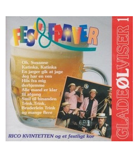 Rico Kvintetten - Glade ølviser 1 - Fest & Farver - CD - NY