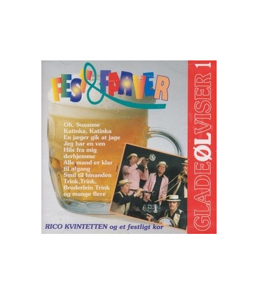 Rico Kvintetten - Glade ølviser 1 - Fest & Farver - CD - NY