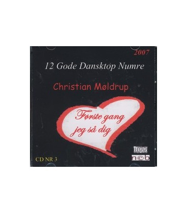 Christian Møldrup - Første gang jeg så dig - CD - NY
