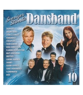 Sveriges Största Dansband 10 - CD - NY