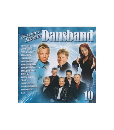 Sveriges Största Dansband 10 - CD - NY