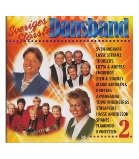 Sveriges Största Dansband   2 - CD - NY