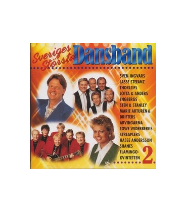 Sveriges Största Dansband   2 - CD - NY