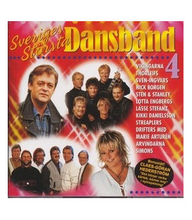 Sveriges Största Dansband  4 - CD - BRUGT
