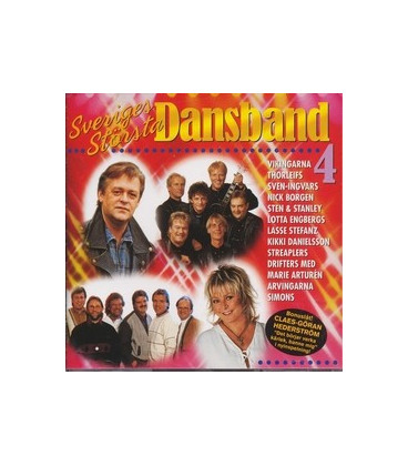 Sveriges Största Dansband  4 - CD - BRUGT