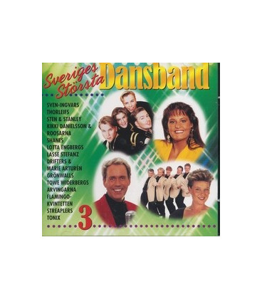 Sveriges Största Dansband  3 - CD - NY