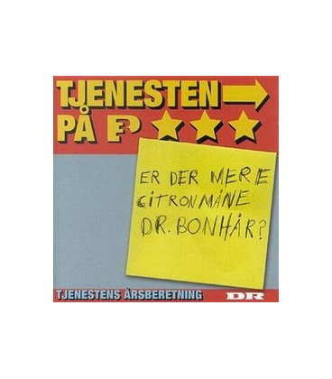 Tjenesten P3 - Er der mere citronmåne Dr. Bonhår ? - CD - BRUGT