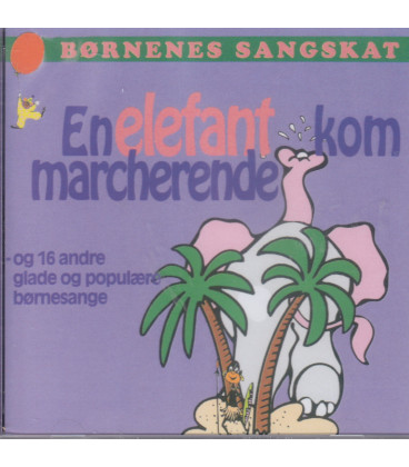 En elefant kom marcherende